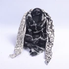custom made thick crochet knitted cashmere triangle shawl