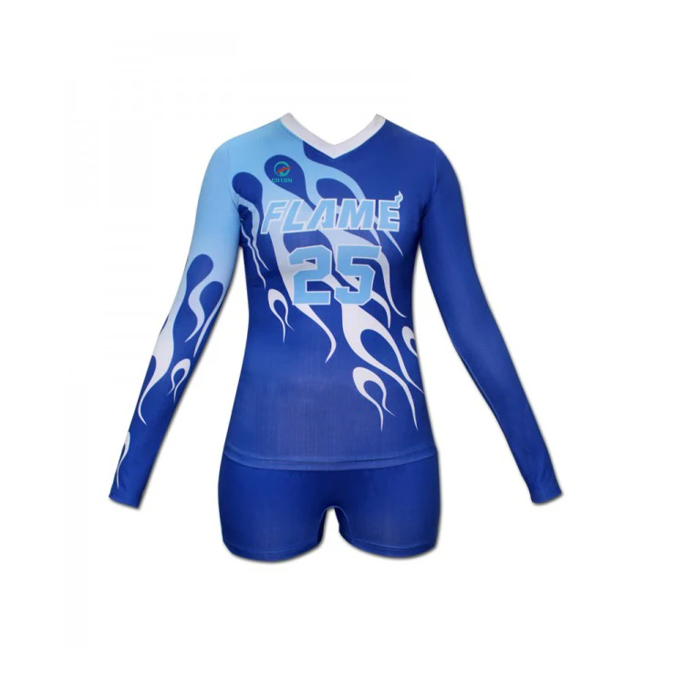 Profissional Sublimação personalizado das mulheres camisa da equipe logotipo personalizado uniforme de vôlei vôlei