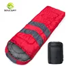 4 Seasons Traveling Outdoors Soft Material Cold Weather Double Sleeping Bag Camping With Compression Sack