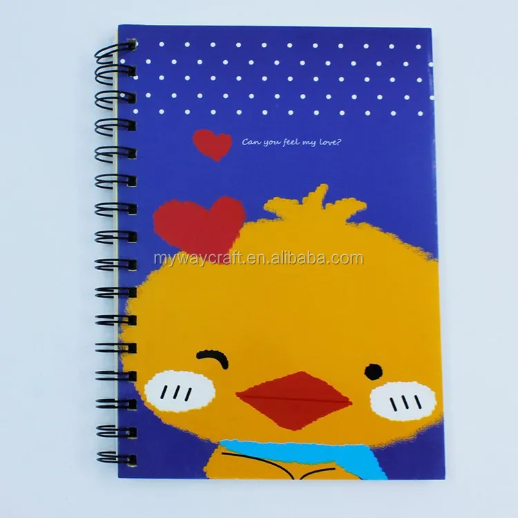 cute spiral notebook a4