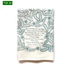 Custom design art print kitchen towels hymn tea towel