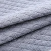 Shaoxing new design custom grey melange quilted jacquard polyester fabric making for down jacket