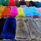 High quality Blue Fox Fur Skin / blue fox for women clothing / blue fox fur