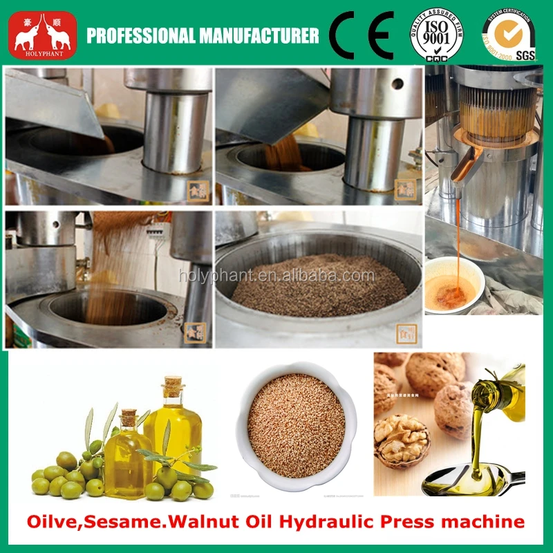 Sesame,Olive Oil Home Hydraulic Hot Press Machine