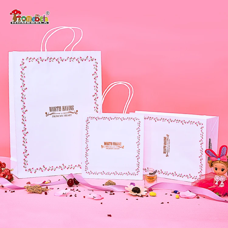 high quality birthday gift bag lovely craft paper bag for gift