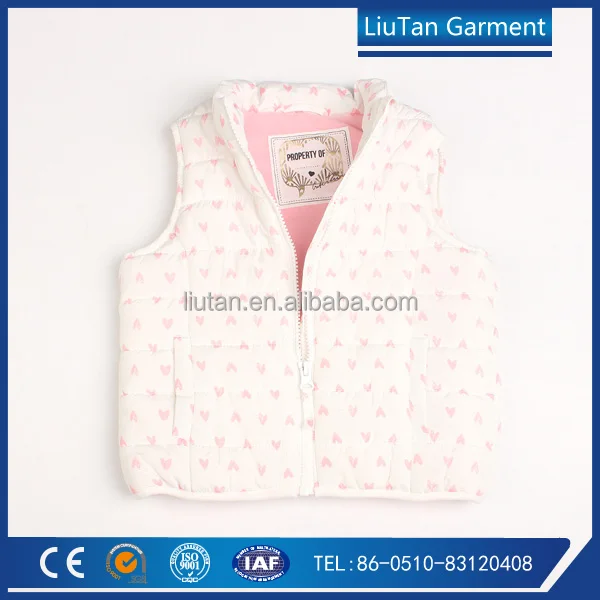 oem pretty soft comfortable baby girl clothes vest