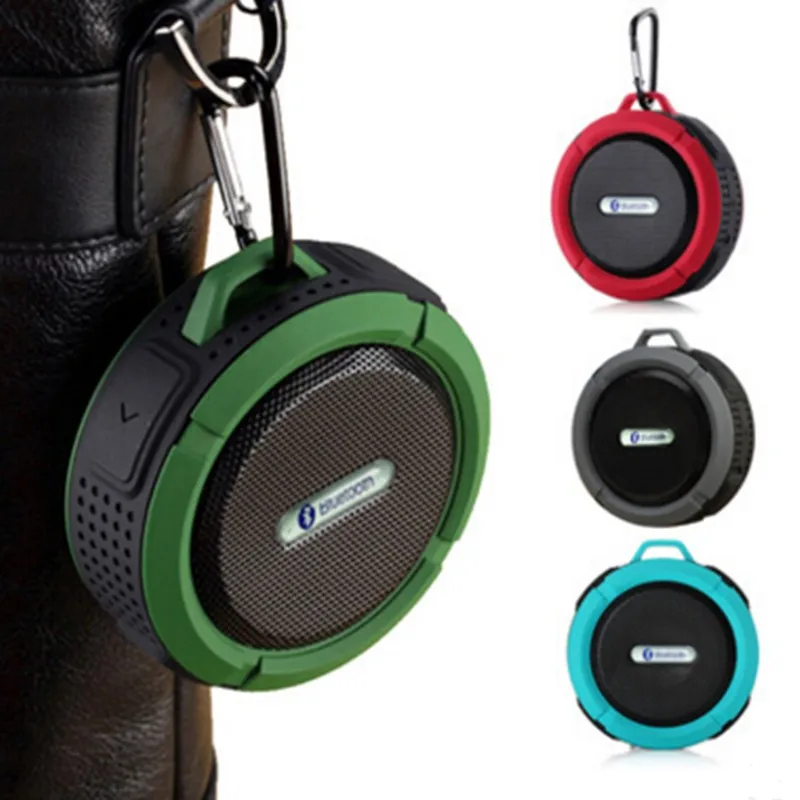 C6 Waterproof Outdoor BT3.0 Speaker TF Wireless Music Loudspeaker Portable Speakers Shower Bicycle Speaker For Bike/Bathroom - ANKUX.COM