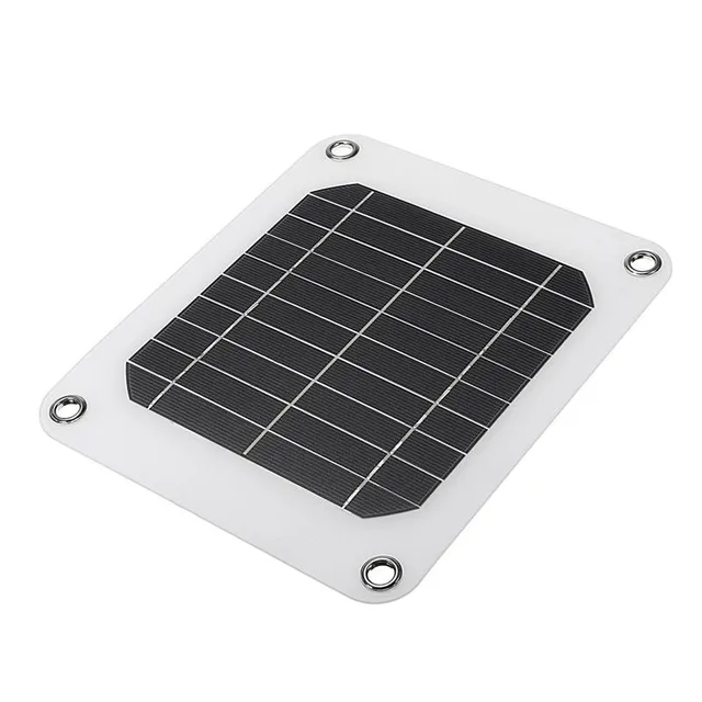 BUHESHUI 5W 5V USB Battery Charger Semi Flexible Monocrystalline Silicon Solar Cell Portable Solar Panel