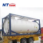 DNV approved 20' shipping ISO transportation portable PE rubber lining tank