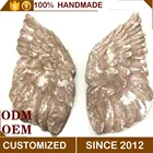 clay colorful angel wings wall hanging decoration
