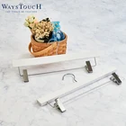 High quality custom wooden metal coat hangers for clothes