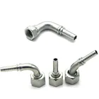الكربون الصلب SAE 100R1/R2 طرف حديدي لخرطوم الضغط العالي تركيبات