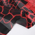Polyester striped leopard print silk chiffon fabric satin animal printed multi chiffon fabric in stock