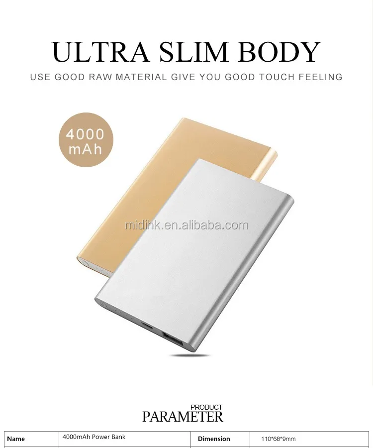 shenzhen mobile power bank customizable super slim powerbank - ANKUX.COM
