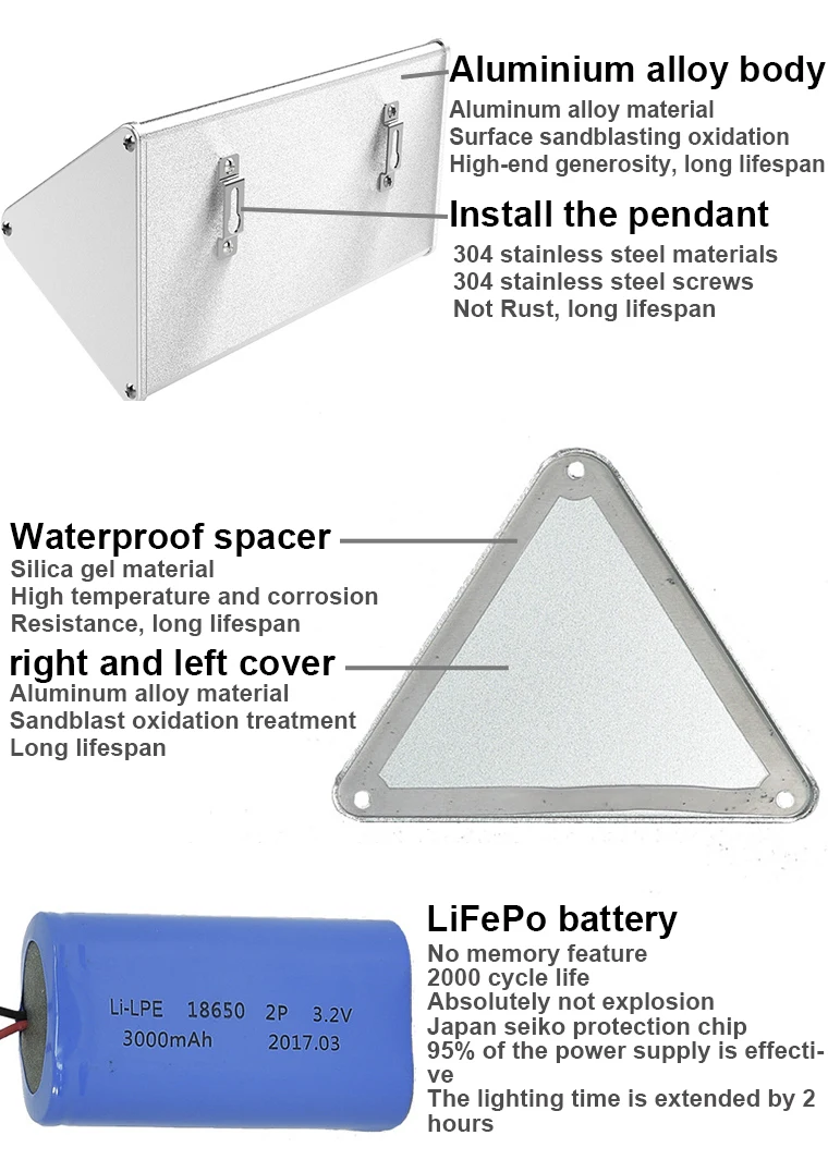 Hot Sale IP65 Waterproof Garden Night Light 6W Motion Sensor Solar LED Outdoor Wall Light