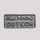 Customized high quality cheap 25# steel precision die casting metal logo