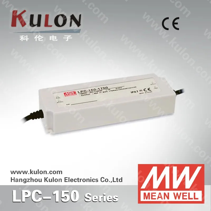 LED Driver 150W 300V 500mA LPC-150-500 Meanwell AC-DC SMPS LPC-150 Series MEAN WELL C.C Power Supply
