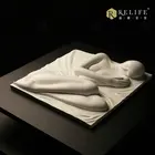 Sexy Nude Girl Picture nude acrylic painting 3d resin decorative relief wall painting for Home Decoration