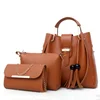 cheap pu leather bag set ladies bags women handbags 2018