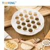 19 holes Dumpling Mold Maker Gadgets Tools Dough Press Ravioli Making Mould DIY Kitchen