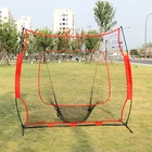 Baseball Practice Net 7 x 7 with bow frame