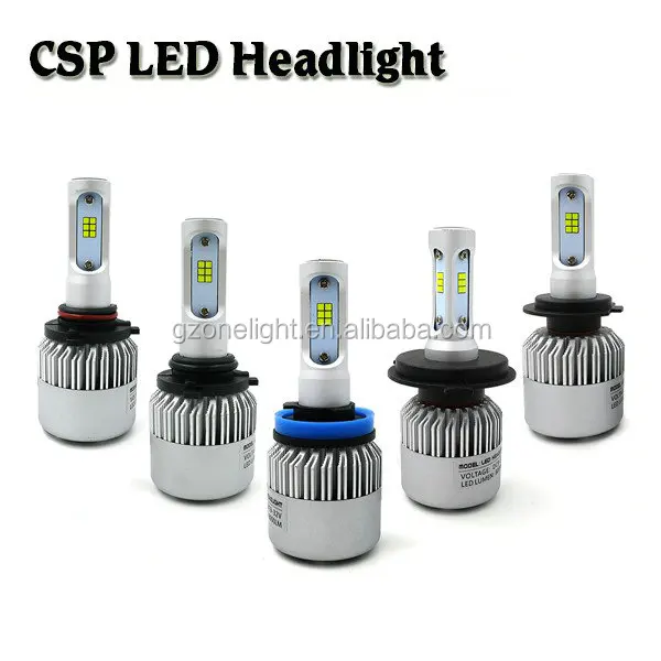 S2 72W 8000LM CSP car led headlamp