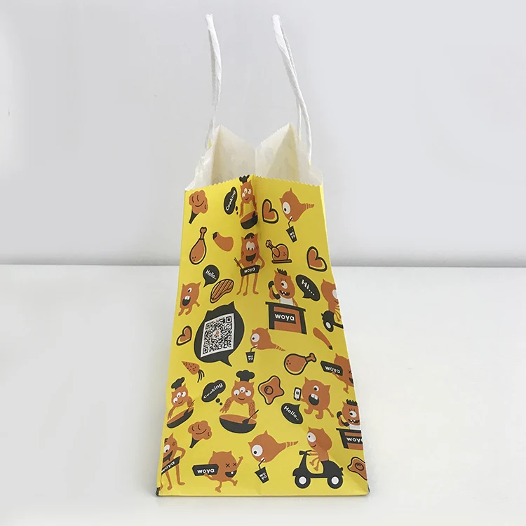 custom eco friendly slogan paper bag