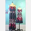 Hot Sale Vintage Boho Mom Girls Dresses Summer Sleeveless Floral Print Women Girls Family Set