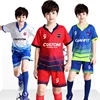 Wholesale Blank Jerseys Kids Training Football Uniform Soccer Wear Sublimated Cheap Football Shirt