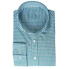 green colour long sleeve MTM latest men's suits shirt wholesale service