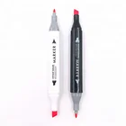 Professional Factory Made Fine And Extra Wide Felt Point Dual Tips Artist Marker Pen Watercolor Set