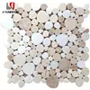 Professional Vendor Round Shape Mosaic Tile Marble For Hotel Project