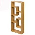 Floor-standing bookshelf display rack storage lattice narrow wall hanging cabinet shelf wall rack wall wooden frame