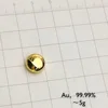 Gold Au metal single pellet 5g 99.99% PURE element Electron Beam Melted!