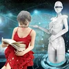 2019 AI humanoid sex doll Robot Emma instead of Japanese silicone love doll breasts full silicone real love doll