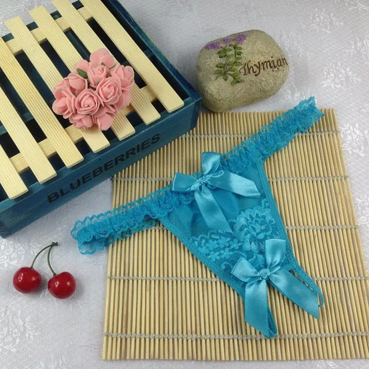 Stock Hot Women Sey Thongs G-String open crotch panties Intimates crotchless Briefs Lace Underwear Women Lingerie Summer Style