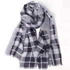 Ladies Patchwork Wrap Soft Warm Modal Wool Scarf Shawl