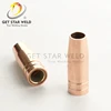 15ak gas nozzle for mig welding torch/welding gas nozzle for mig welding/mig welding torch and consumable