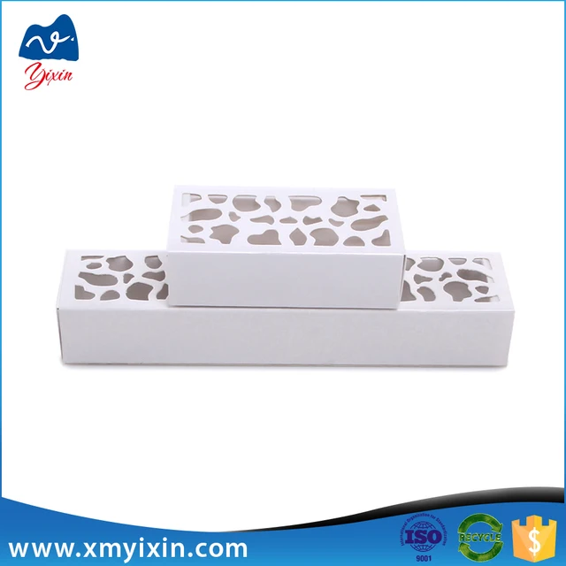 2015 factory price sale paper white gift box macarons