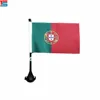 Portugal country flag picture with plastic pole moving shaking bike flag