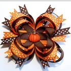 Halloween Hair Bow Layered Hair Bow Holiday Hair Bow