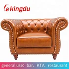 Button Tufted Customized European style luxury furniture sofa nightclub bar sofa