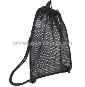 wholesale nylon sport basketball mesh drawstring backpack
