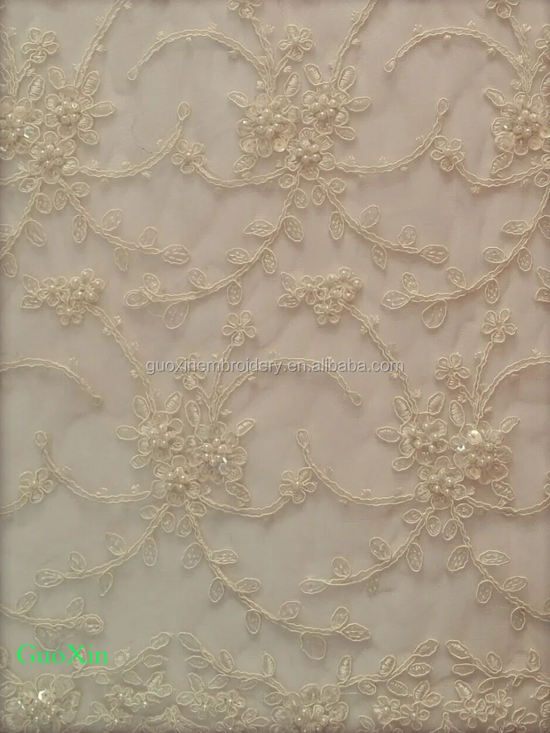 2014 wedding lace fabric for wedding dress