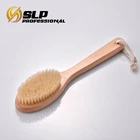 Ovale Forme Tête Naturel en bois paddle brosses à cheveux avec sanglier cheveux
