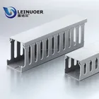 Factory sale high quality fireproof heat resistant pvc wire duct cable trunking