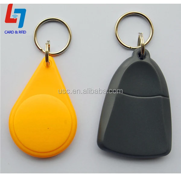 rfid reusable hf lf abs keyfob key tag for door access control