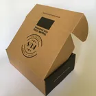 Fluted paper folding packaging box recyclable corrugated subscription mailer boxes for shipping box packaging use