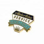 2019 China manufacturer customized souvenir bulk cheap pink hard enamel trading lapel pin