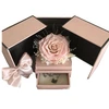 Ecuador Flower Gift Valentine Day luxury Rose Preserved Fresh Flower Jewellery Gift Box
